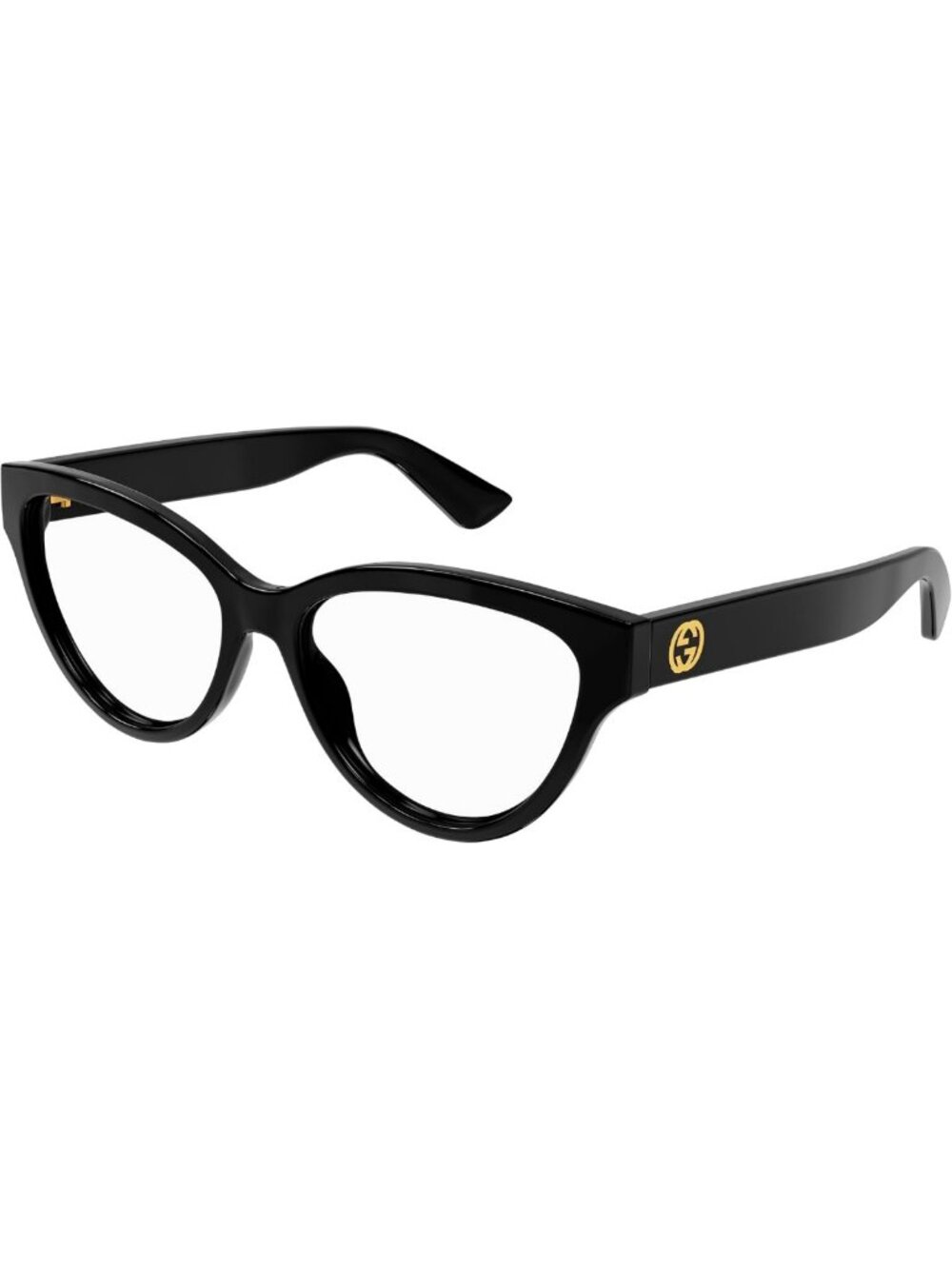 Stylish Black/Transparent Eyeglasses, GG 1581, Fashionable Optical Frames for